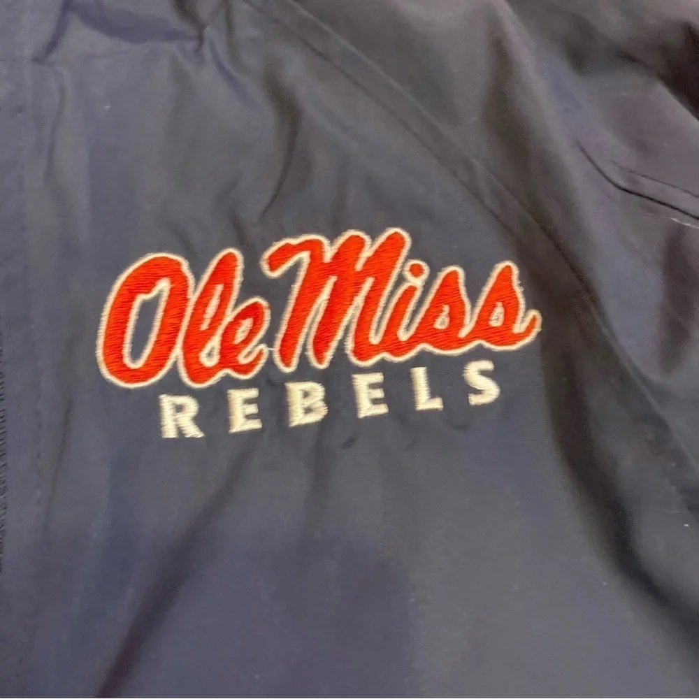 Youth Ole Miss Windbreaker with Hood
